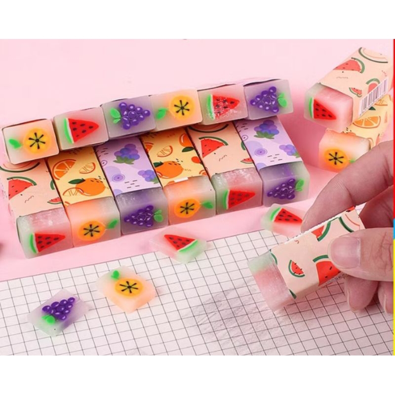 

Penghapus Pensil Motif Buah Fruits Eraser Penghapus Karakter Dinosaurus Sweet Eraser Anak Sekolah Karakter Dino Hapusan Sekolah Korean Style Import / penghapus aesthetic