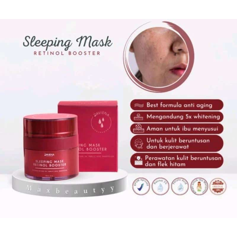SLEEPING MASK RETINOL BOOSTER / DAVIENA RETINOL BOSTER / RETINOL DAVIENA