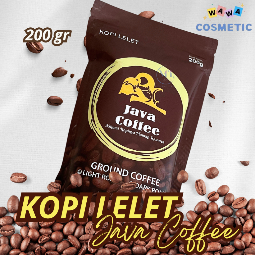 

WAWA - KOPI LELET Java Coffee | Netto 100 gr/200 gr/150 gr/100 gr | LIGHT ROAST | DARK ROAST