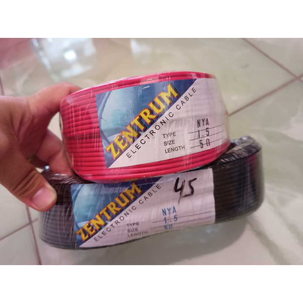 Kabel Listrik NYA 1x1.5mm Tunggal / Satuan Rol
