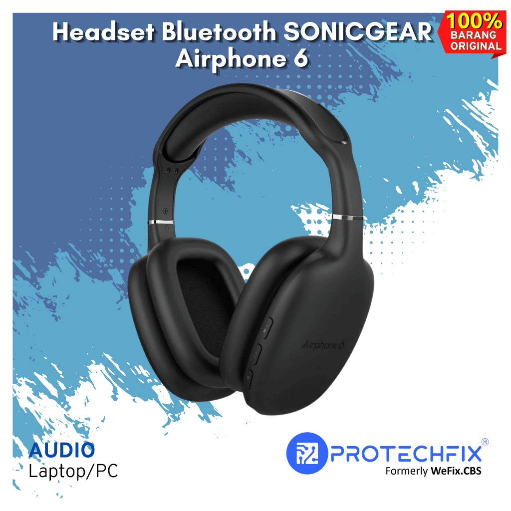 Headset Bluetooth Headphone Wireless SONICGEAR   Airphone 6