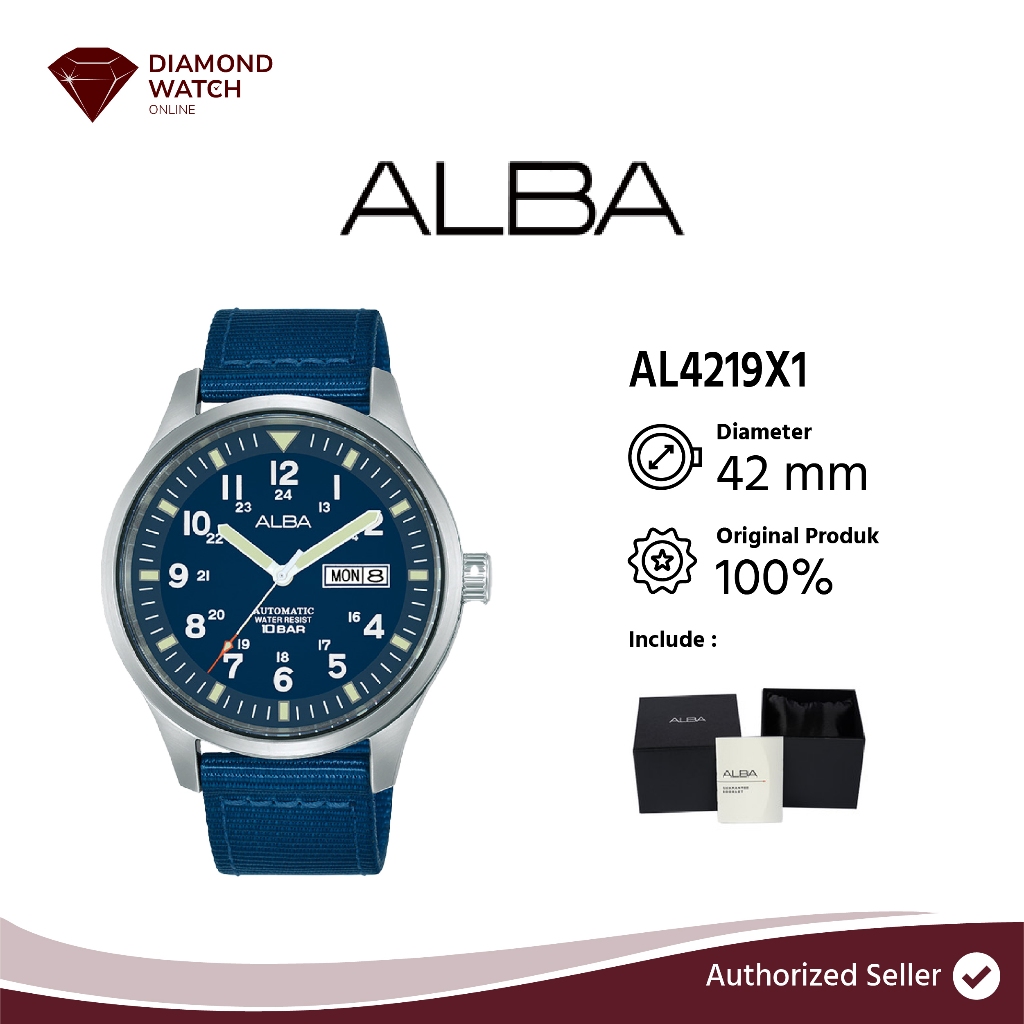 Alba Mechanical Men 42mm Nylon Strap AL4219X1