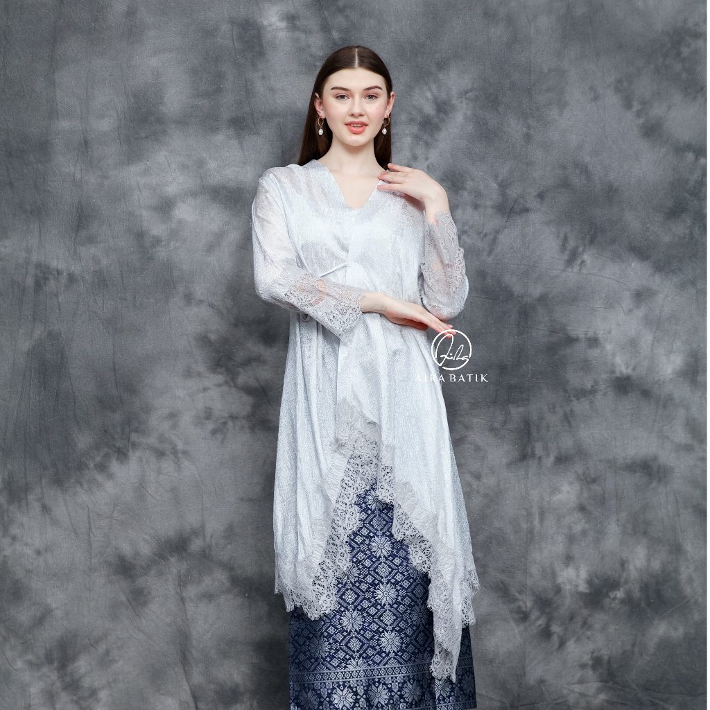 AIRA BATIK -  Kimono Outer Lace Viscose Atasan Wanita Kasual Premium