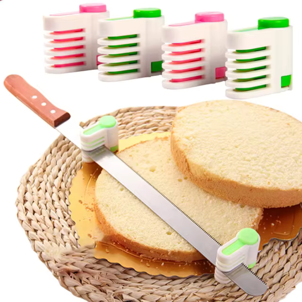 ✅Alat Potong Kue Pisau Cake Ulang Tahun Roti Tawar 5 Lapis Bread Cutter Slicer Cutting