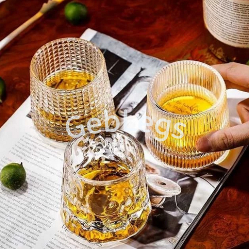 Aesthetic Mug Cangkir Gelas Kaca Tempat Minum Teh Kopi Minuman Alkohol Anggur Wine Gelas Kaca Esteti