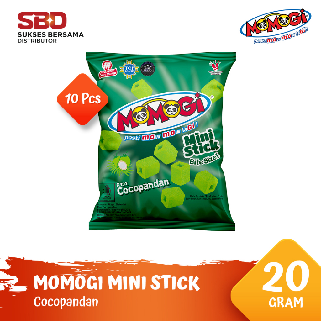 

Momogi Mini Stick - Cocopandan 20gr [@ 10 Pcs]