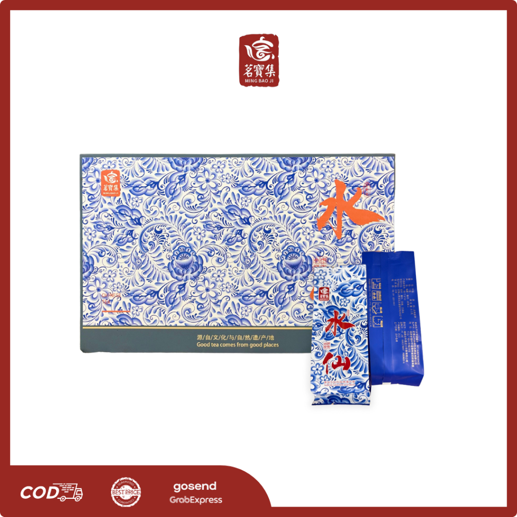 

MING BAO JI Chinese Tea C2022 Isi 30 Sachet Teh Shui Xian Daun Teh China Aroma Bunga Teh Sehat