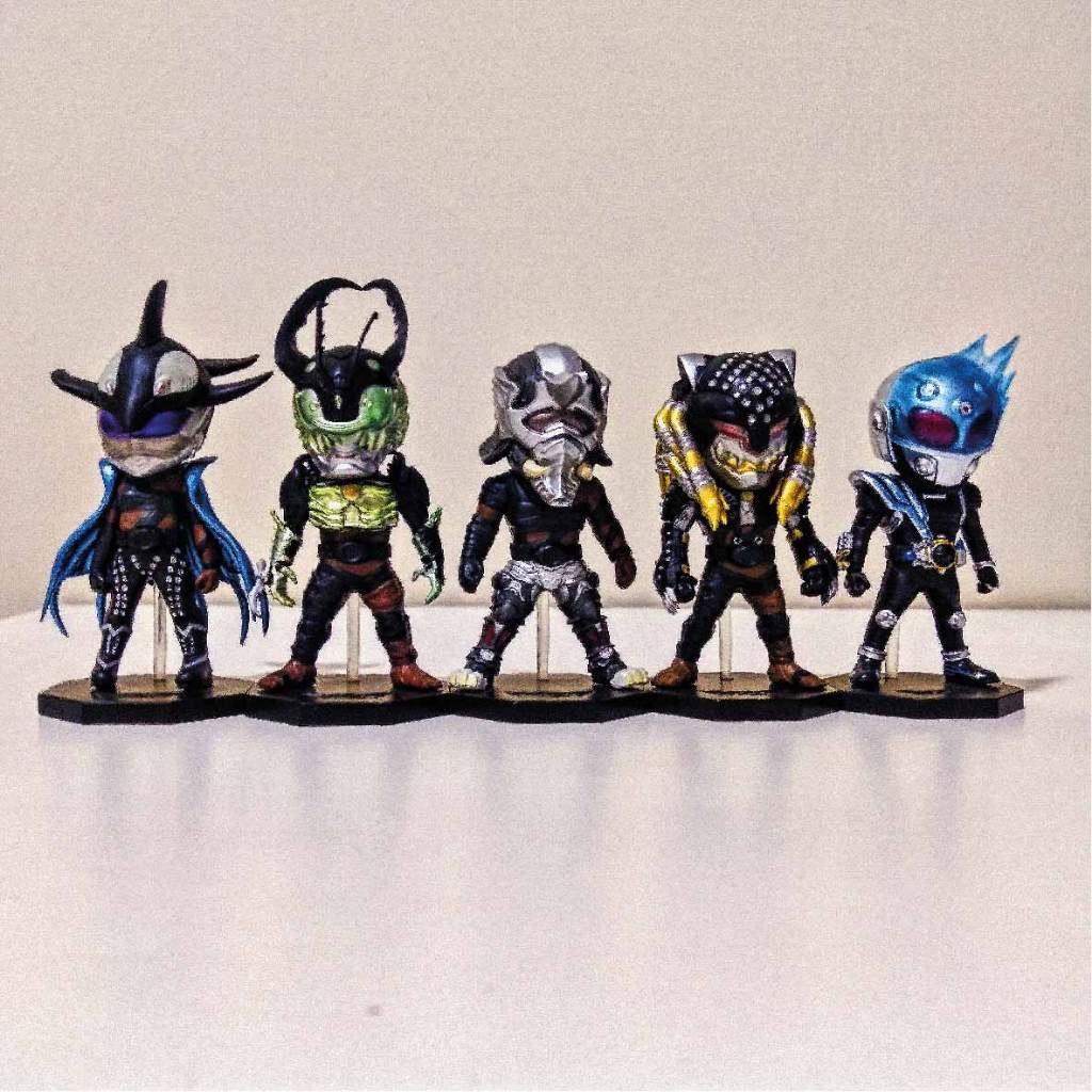 WCF kamen rider ooo GREED & kamen rider meteor set