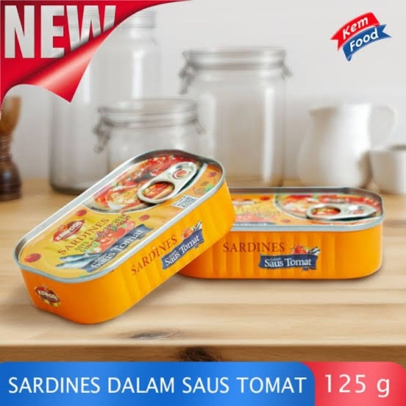 

KCH2S - KEMFOOD SARDEN DALAM SAUS TOMAT 125G