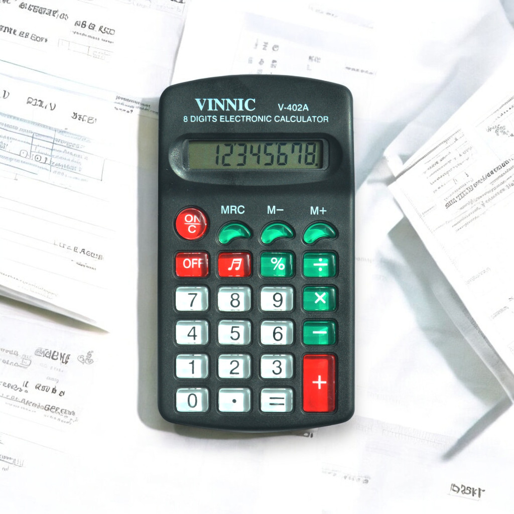 

Vinnic Kalkulator Mini Kalkulator Saku 8 Digits V402A