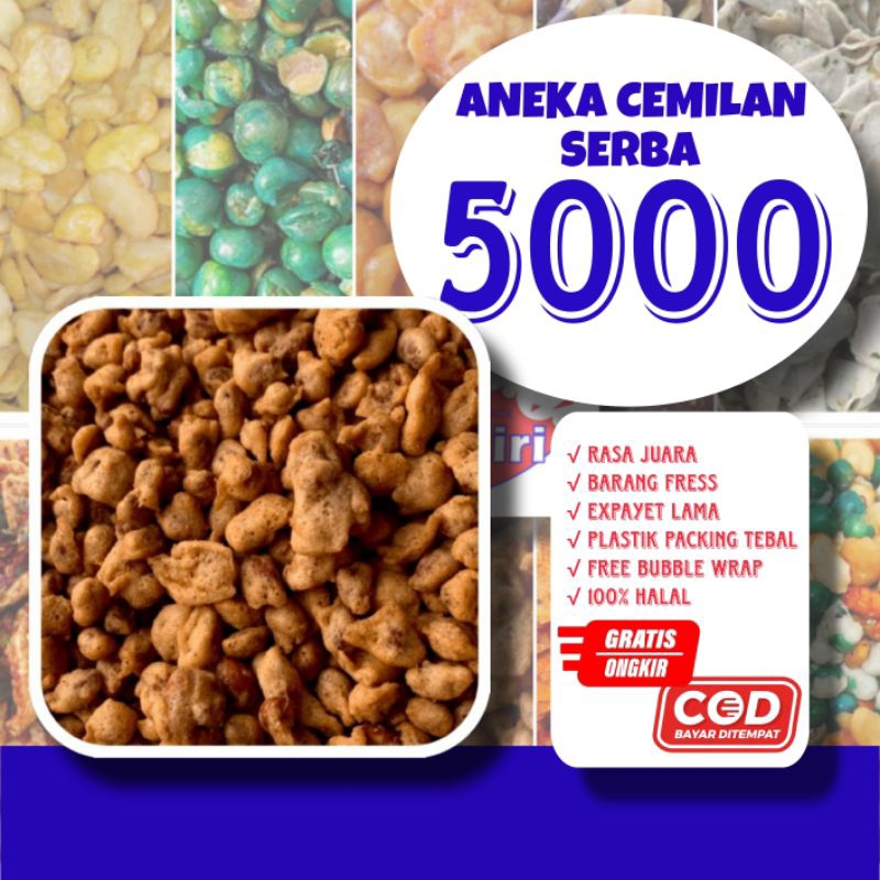 

Kacang bandung serba 5000/snack serba 5000/cemilan serba 5000/snack serba 5k