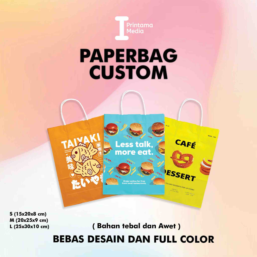 

Paper Bag Custom Cetak Tas Kertas Art Carton Full Color