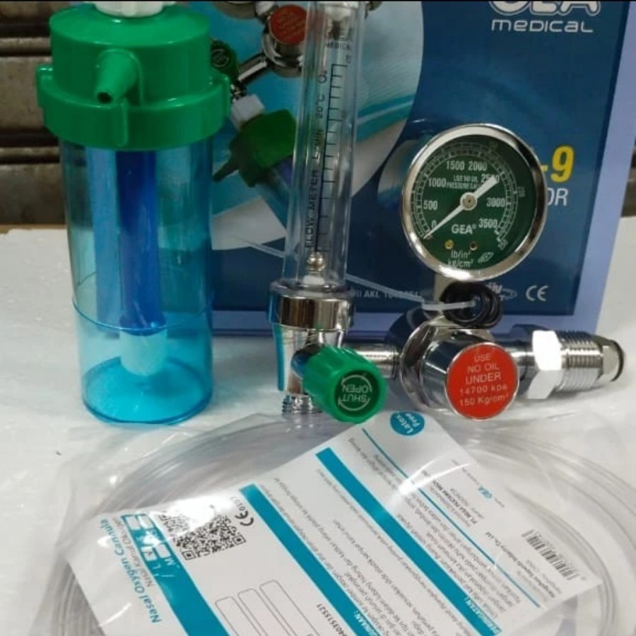 Regulator Oksigen Medis Gea YR 86-9 / Regulator Tabung Oksigen Gea