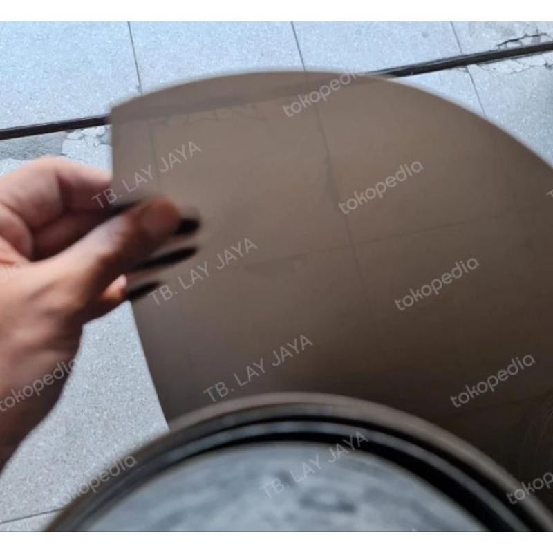 Fiber Pagar Polos Coklat Lebar 1 Meter