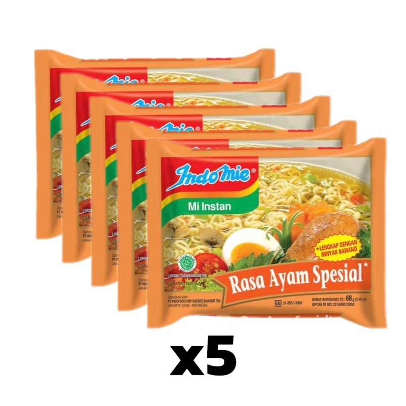 

indomie ayam spesial (5pcs)