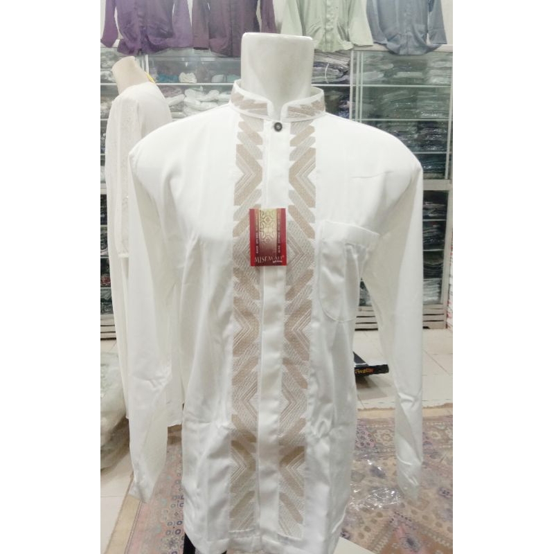 KOKO/MUSLIM MISFALAH LENGAN PANJANG DAN PENDEK MOTIF PUTIH DAN WARNA.