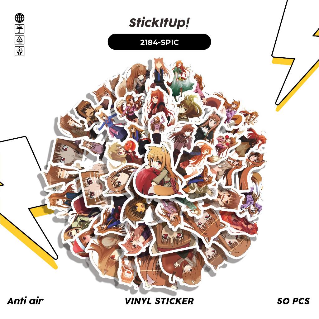 

COD✨ 50 Pcs Stiker ANIME SERIES SPICE AND WOLF CHAR MIX 01 Lucu Anti Air Untuk Dekorasi Notebook Sepeda Skateboard Handphone DIY