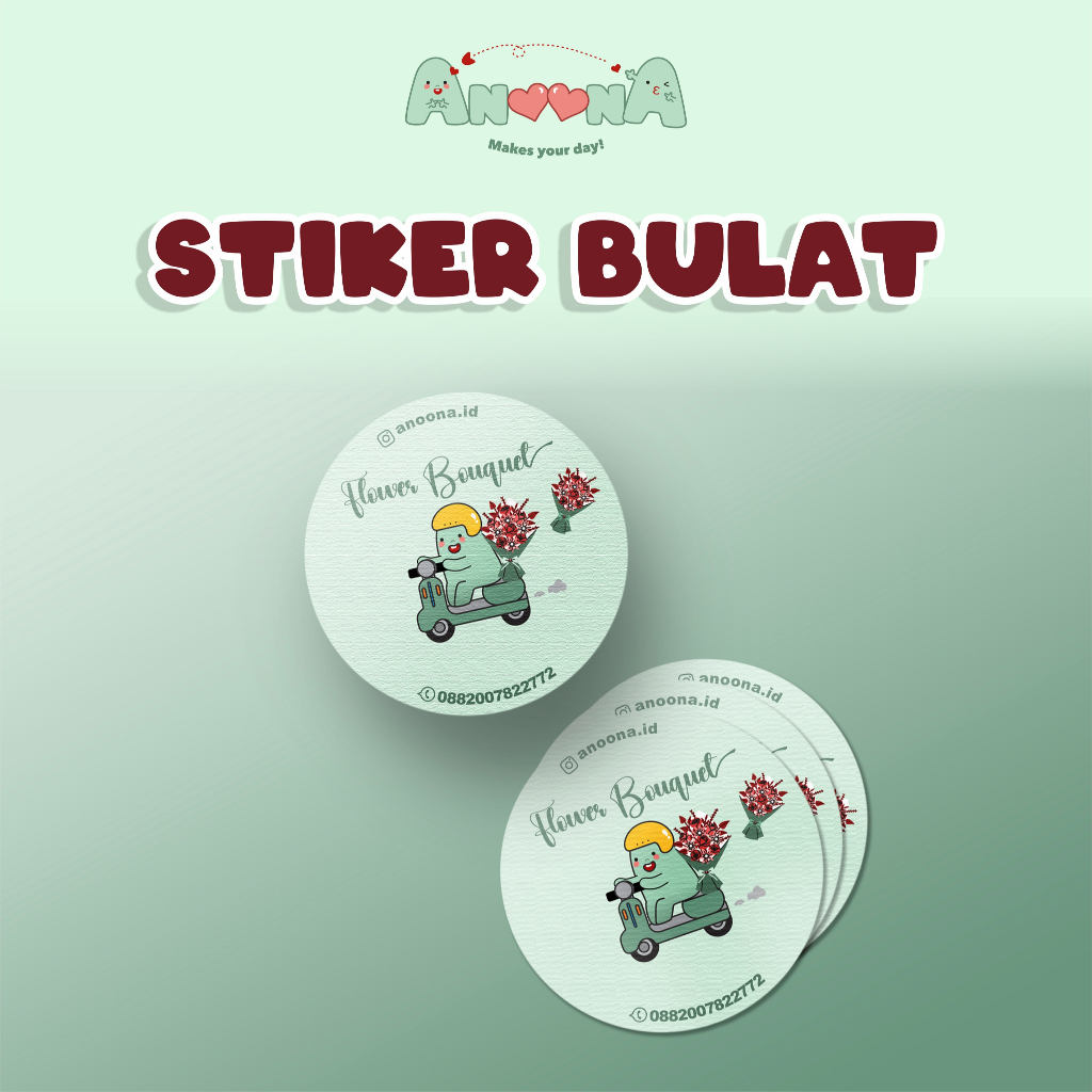 

Stiker Label Bulat Bahan Chromo Potong Putus & Setengah Putus
