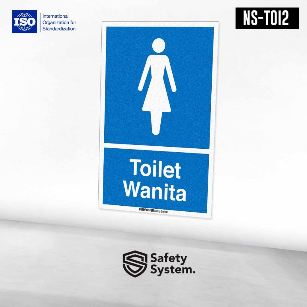 

Stiker Sign Toilet / WC Wanita Standar ISO 7001