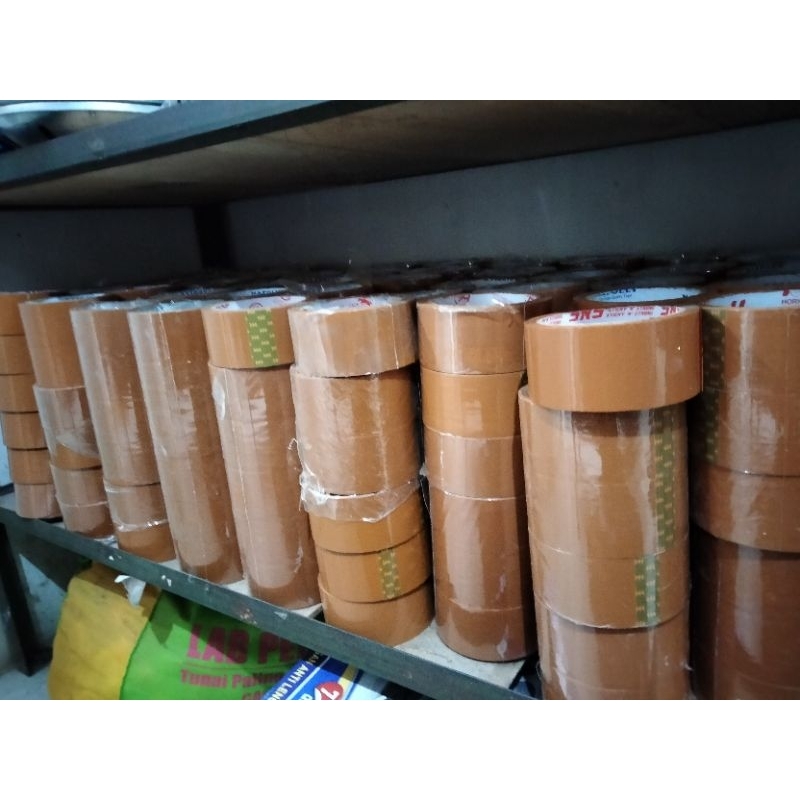 

Lakban Coklat Bening