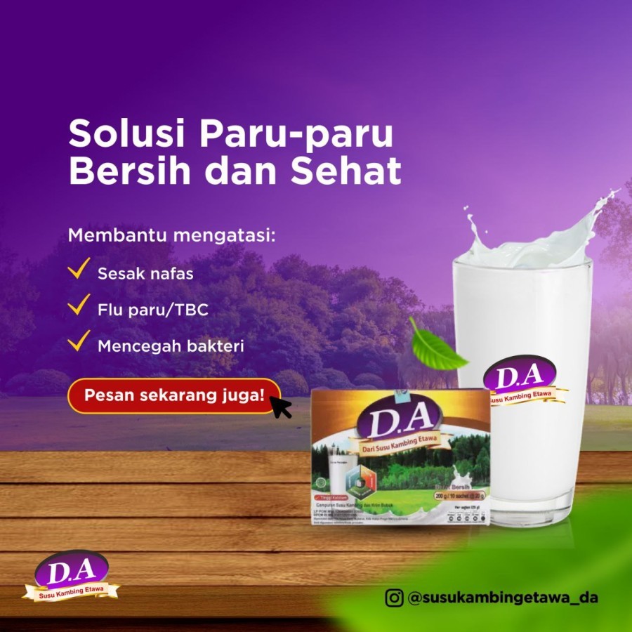 

SUSU KAMBING D.A KOLOSTRUM ISI 10 SACHET