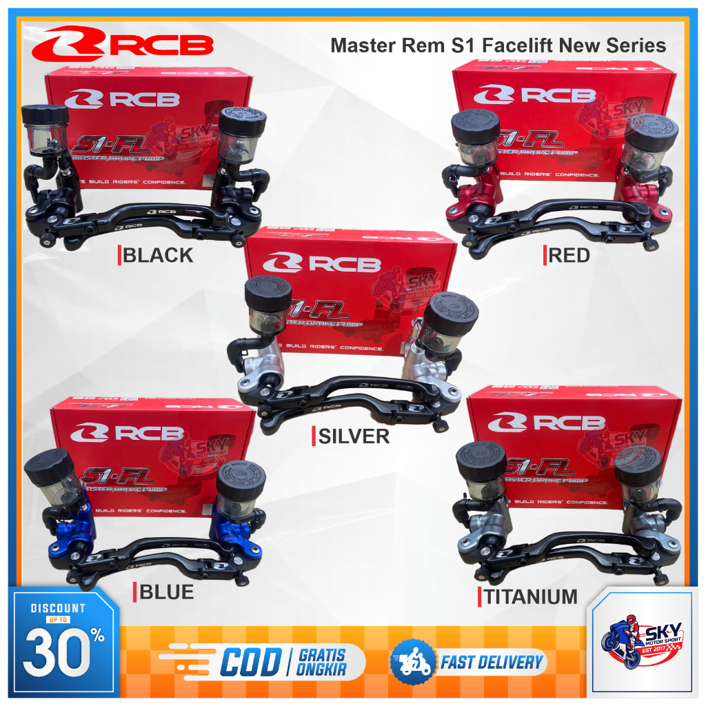 Master Rem RCB S1 Facelift FL 14mm Kiri Kanan Nmax Xmax Pcx Adv Vario 160 ABS Original