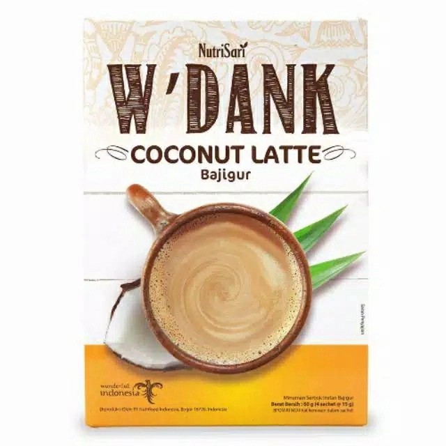 

Nutrisari W-DANK Bajigur Coconut Latte 4 x 15 gr