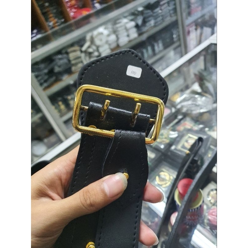 Kopel PDU 4 polisi kulit Tidak mengkilap | Kopel PDU Upacara polisi | Kopel PDU Doff hitam berikut s