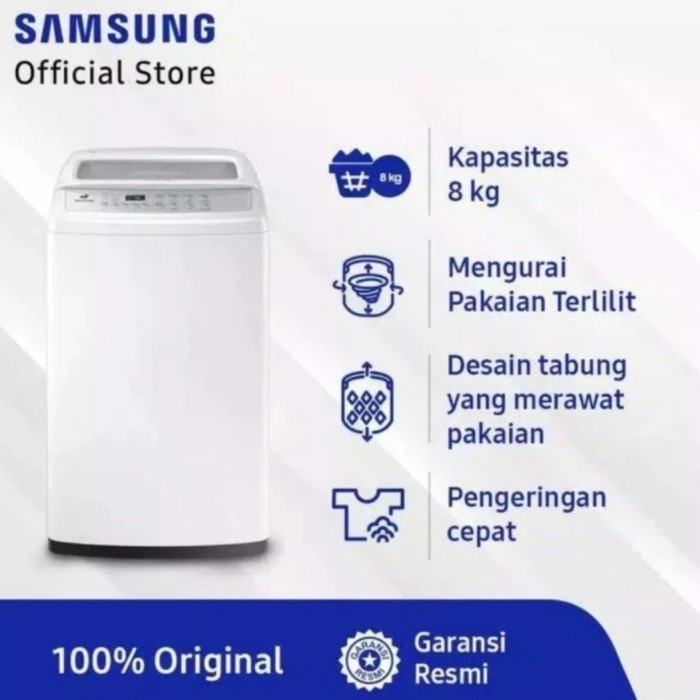 MESIN CUCI SAMSUNG TOP LOADING 80H4000 / 80 H 4000