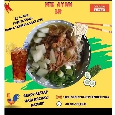 

Mie Ayam Original Free Es Teh
