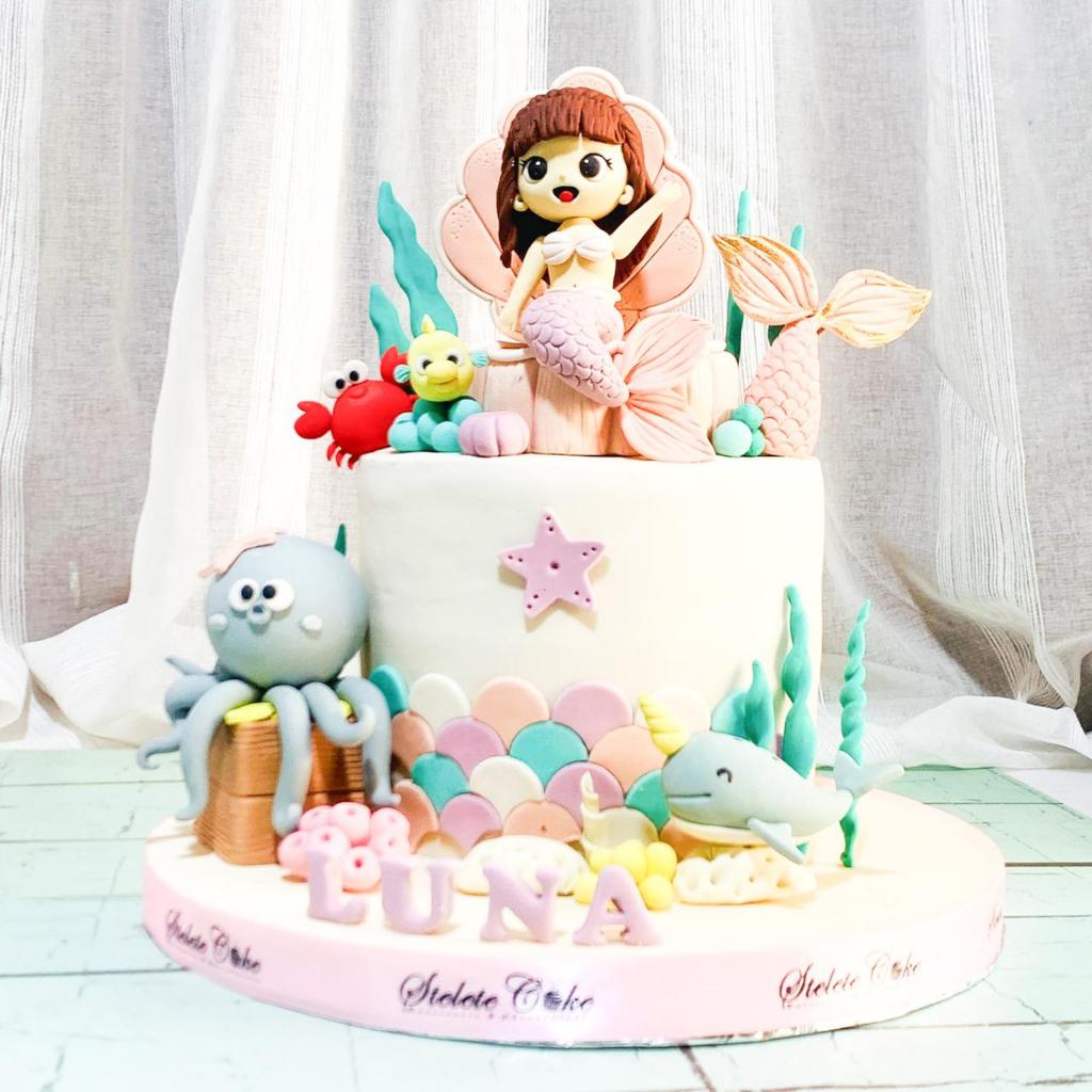 

Kue Ulang Tahun/Birthday Cake/Kue Ultah Tema Putri Duyung/Mermaid Cake/Kue Birthday Jakarta