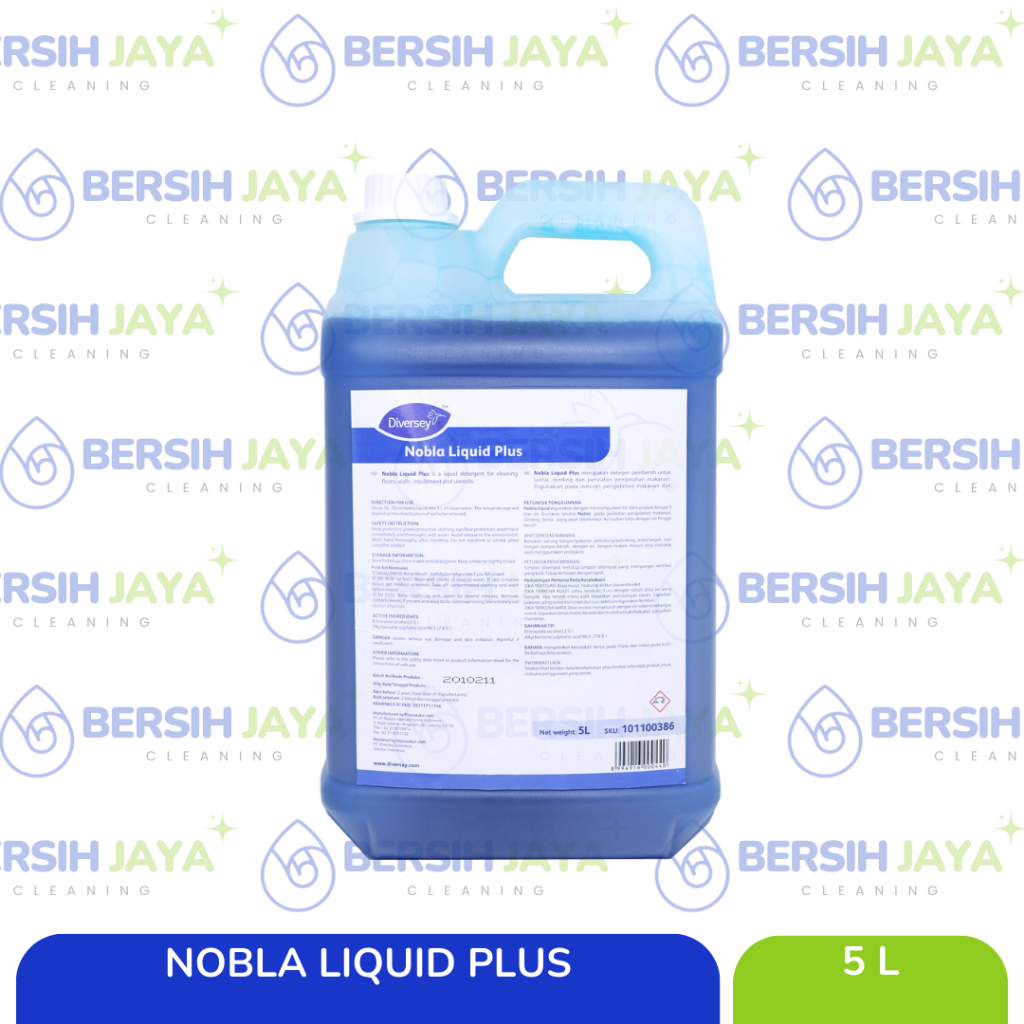 Diversey Nobla Liquid Plus - 5L (Pembersih Serbaguna)