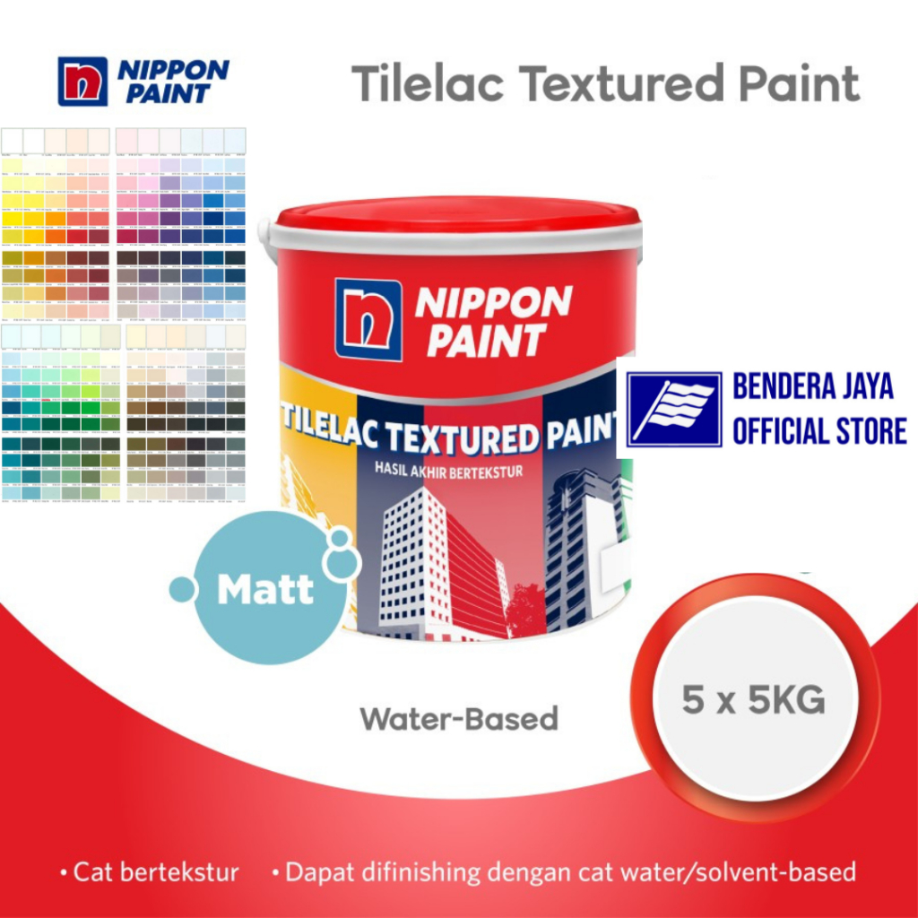 Nippon Paint Tilelac/ Cat Tekstur Dinding / Hanya Warna Putih