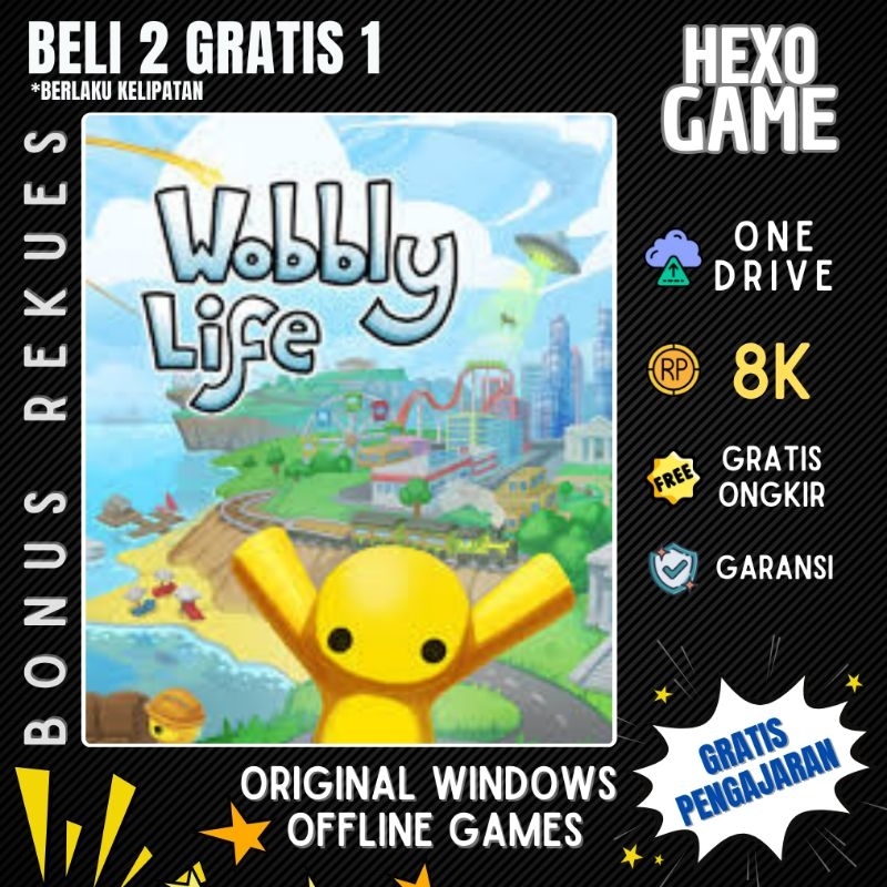 Wobbly Life - PC  Game Sim Adv  - LINK DOWNLOAD - GAME LAPTOP - GAME KOMPUTER