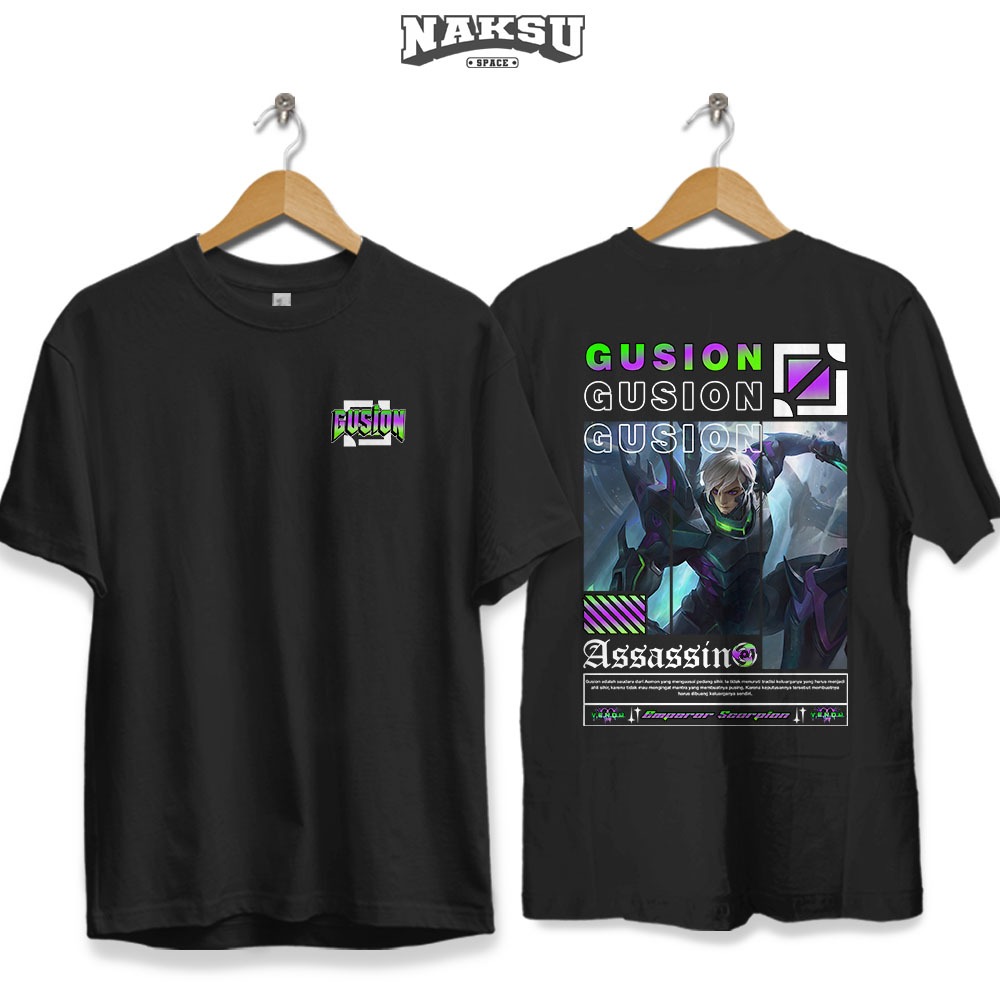 KAOS STREETWEAR MOBILE LEGENDS SKIN EPIC GS VENOM BAJU DISTRO KAOS DEWASA KATUN COMBED 30S
