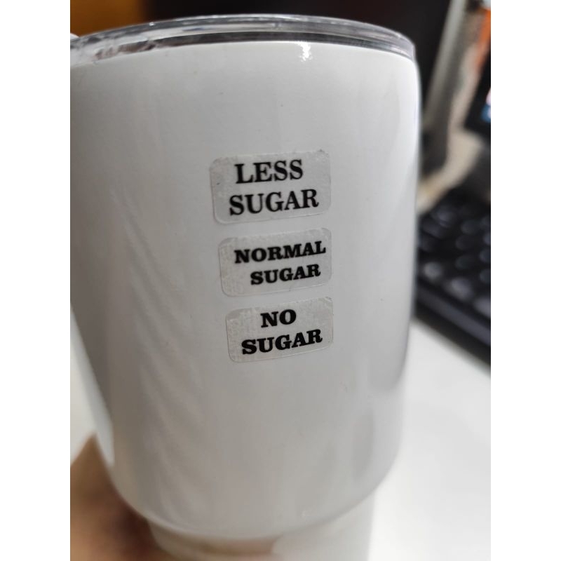 

sticker anti air transparant normal no less sugar