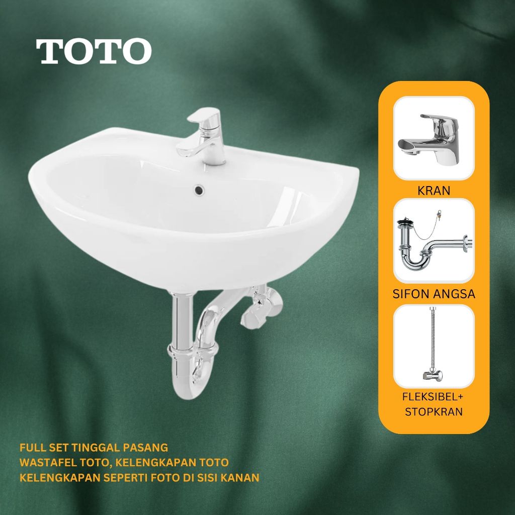 WASTAFEL TOTO GANTUNG LW240CJ/ WASTAFEL BODY ONLY LW 240 TOTO / WASTAFEL PAKET TINGGAL PASANG