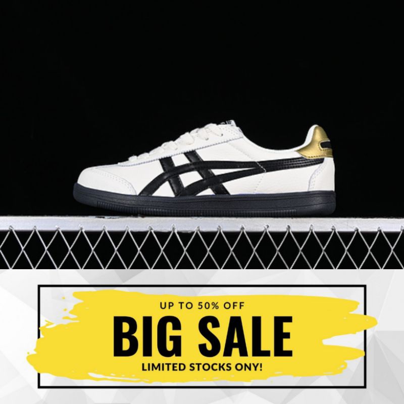 Onitsuka Tiger Original Mexico 66 tokuten white black gold free paperbag