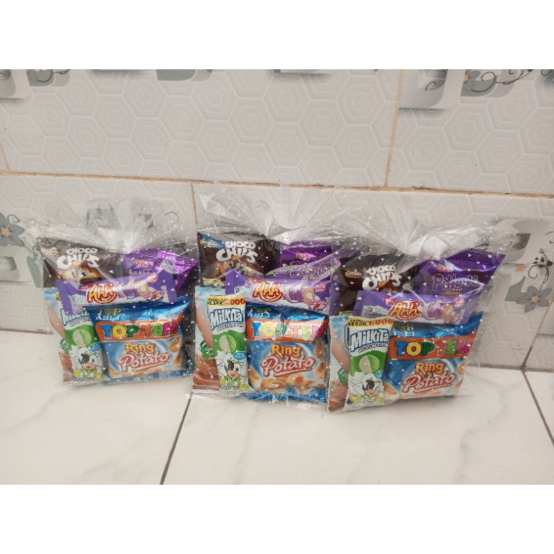 

Bingkisan Snack Ulang Tahun Anak Plastik Bening