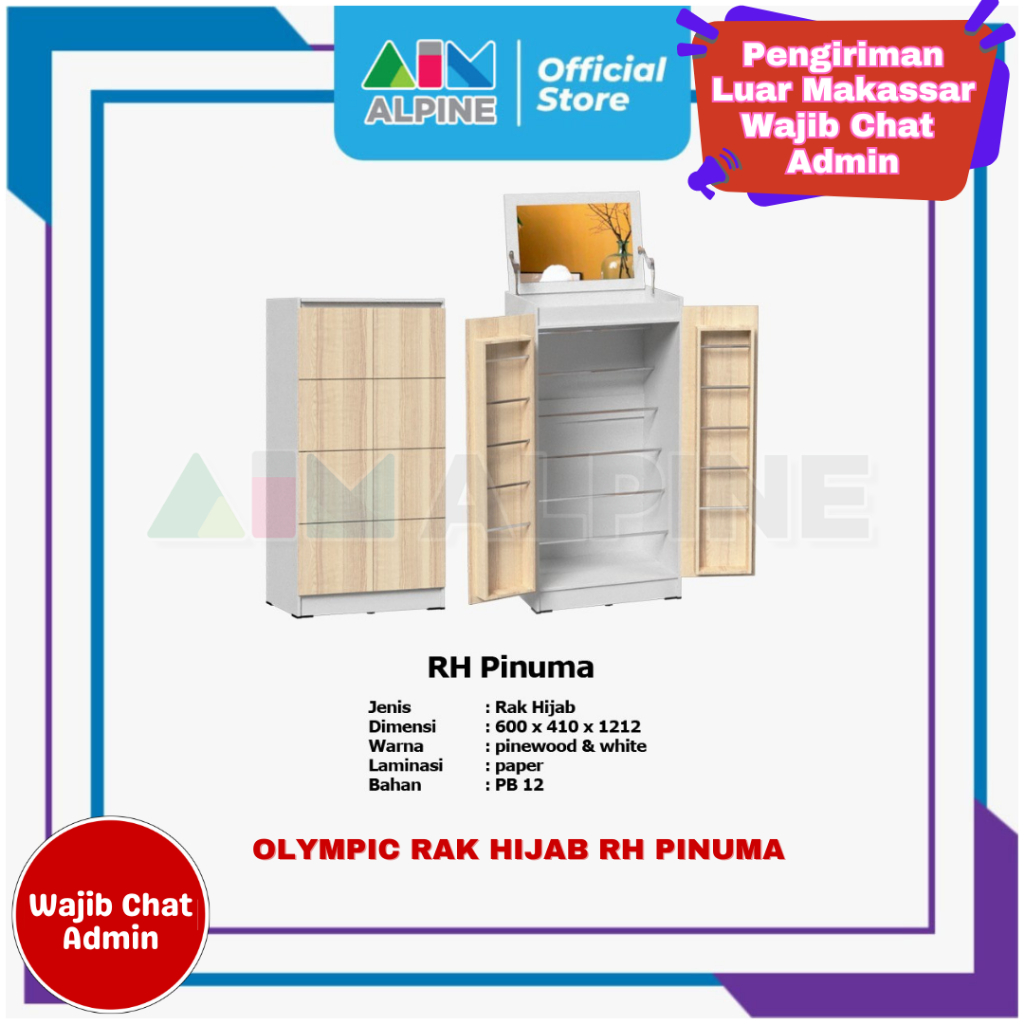 OLYMPIC RAK HIJAB RH PINUMA