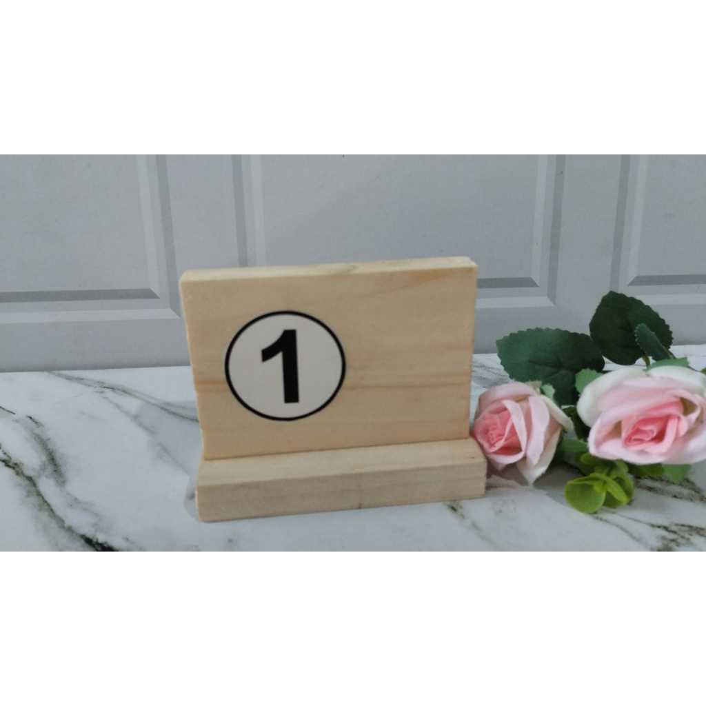 ( TERMURAH ) NOMOR MEJA MINI, NOMOR MEJA CAFE MINI, NOMOR MEJA KAYU pengiriman dari jepara