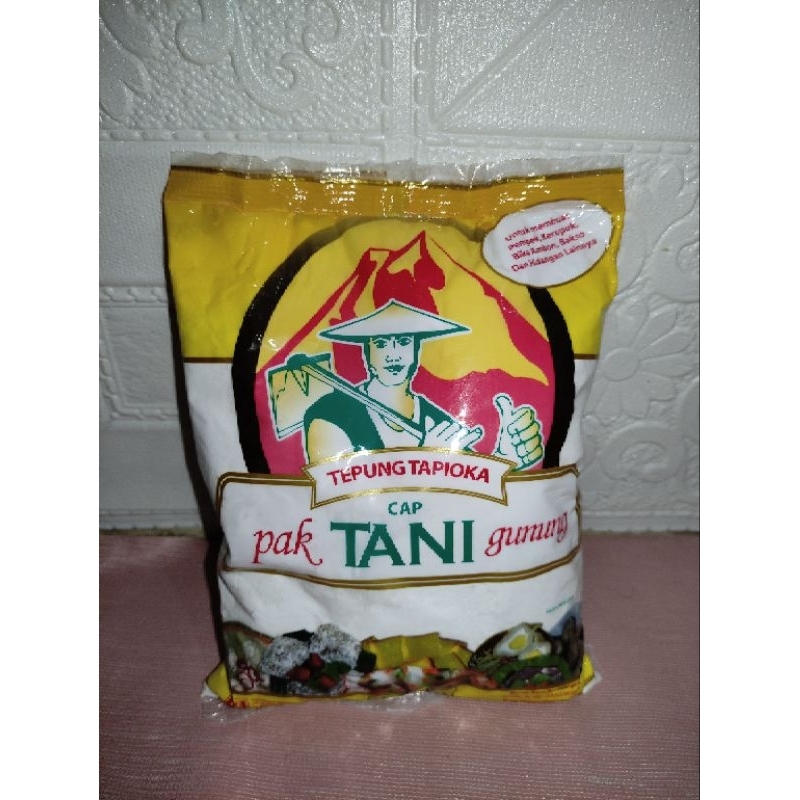 

TEPUNG TAPIOKA CAP PAK TANI GUNUNG 500 GRAM