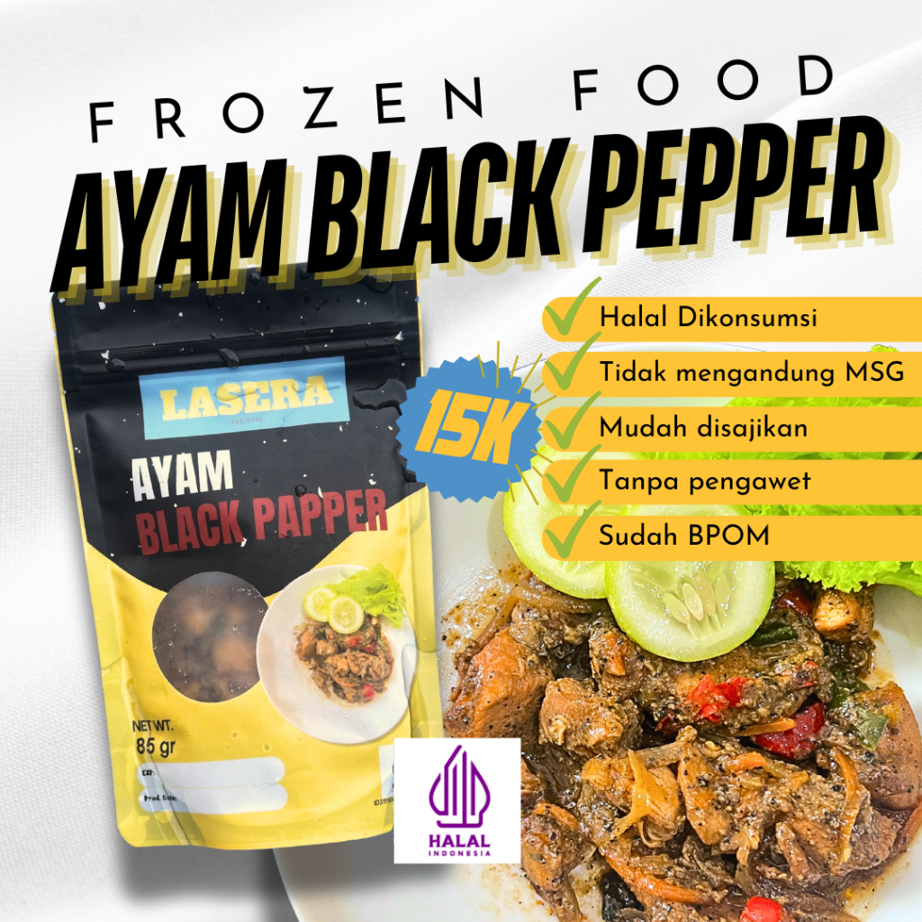 

Frozen Food Ayam Black Pepper Lada Hitam