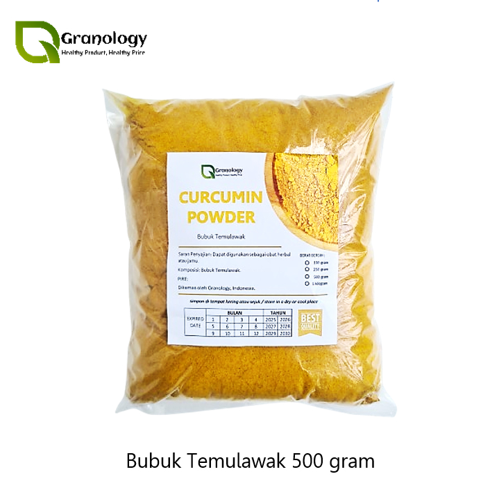 

Temulawak Bubuk / Curcumin Powder (500 gram) by Granology