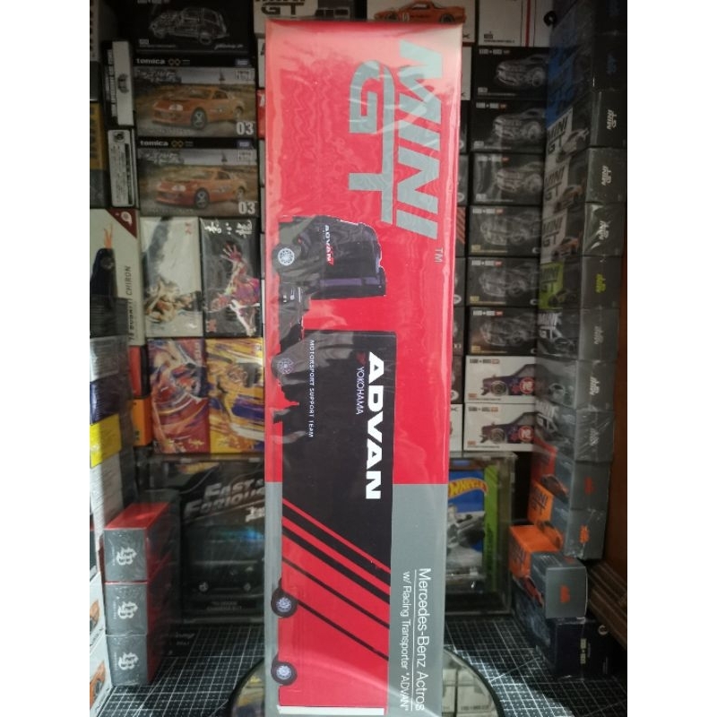 mini gt mercedes actros truck advan