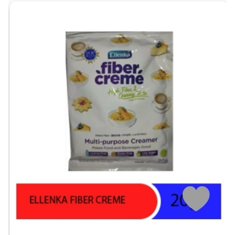 

ELLENKA Fiber Creme 20gram renteng isi 10