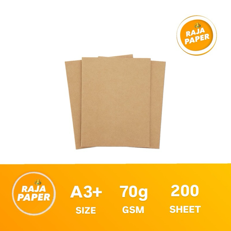 

Kertas Samson 70 Gsm A3+ 200 Lembar . ( 320 Mm x 448 Mm ) / ( 32 Cm x 44.8 Cm ) , 70 Gr / 70 Gram , Kertas Kraft Liner , Kertas Bungkus , Kertas Packing , Kertas Coklat , Brown Paper , Kraft Paper , Pembungkus Kertas , Kertas Packaging , A3 Plus .