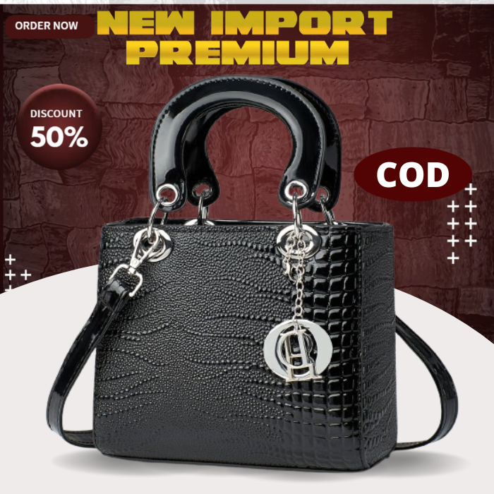 FL3212064 Tas pesta kondangan ibu ibu mewah elegan handbag import wanita kekinian pesta arisan canti