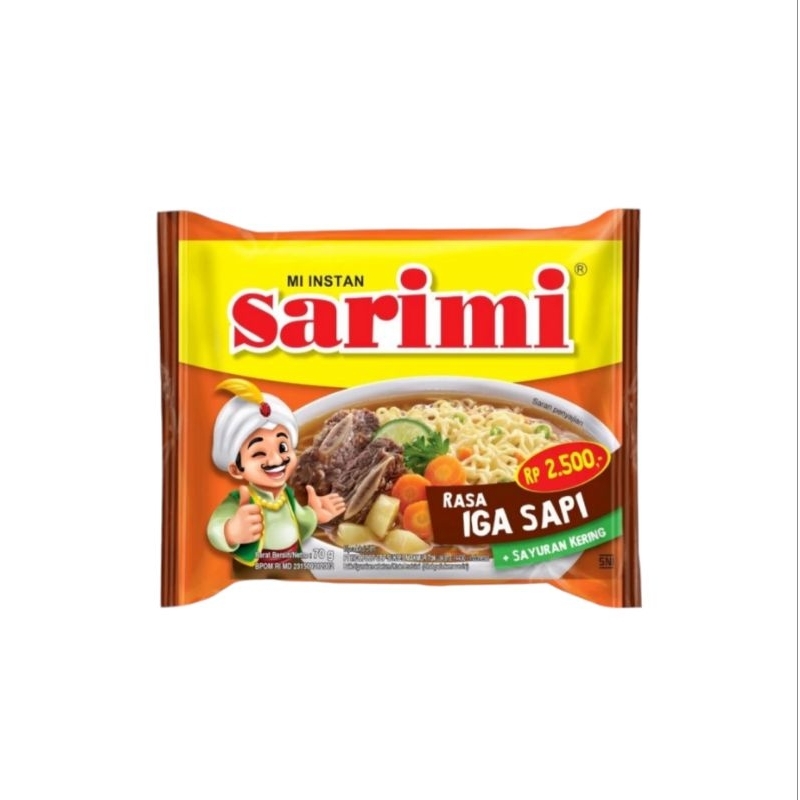 

Sarimi Iga Sapi Mi Instan 70g