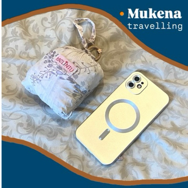 mukena travelling | mukena travelling mini pouch | mukena travelling premium | mukena travelling jum
